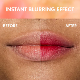 COVERGIRL lipstick close-up with blurring technology