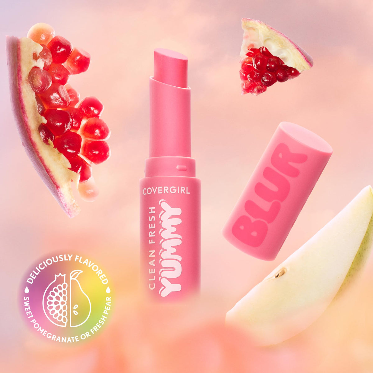 COVERGIRL lipstick texture on lips