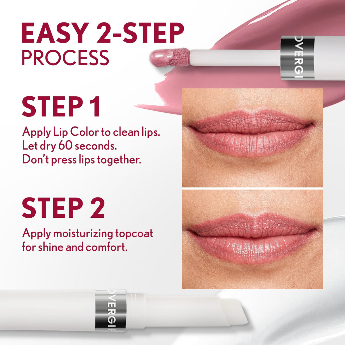 COVERGIRL Outlast All-Day Lip Color 005 All-Star close-up of applicator