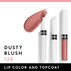 COVERGIRL Outlast All-Day Lip Color 120 Dusty Blush topcoat close-up