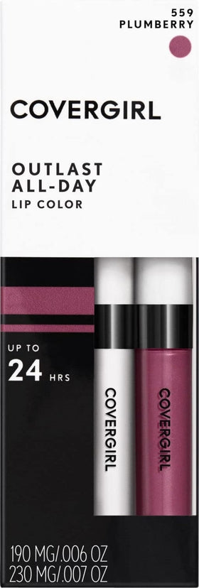 COVERGIRL Outlast All-Day Lip Color 559 Plum Berry front view