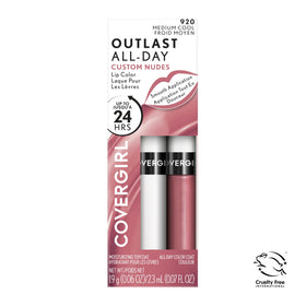 COVERGIRL Outlast All-Day Lip Color 920 Medium Cool with other makeup products