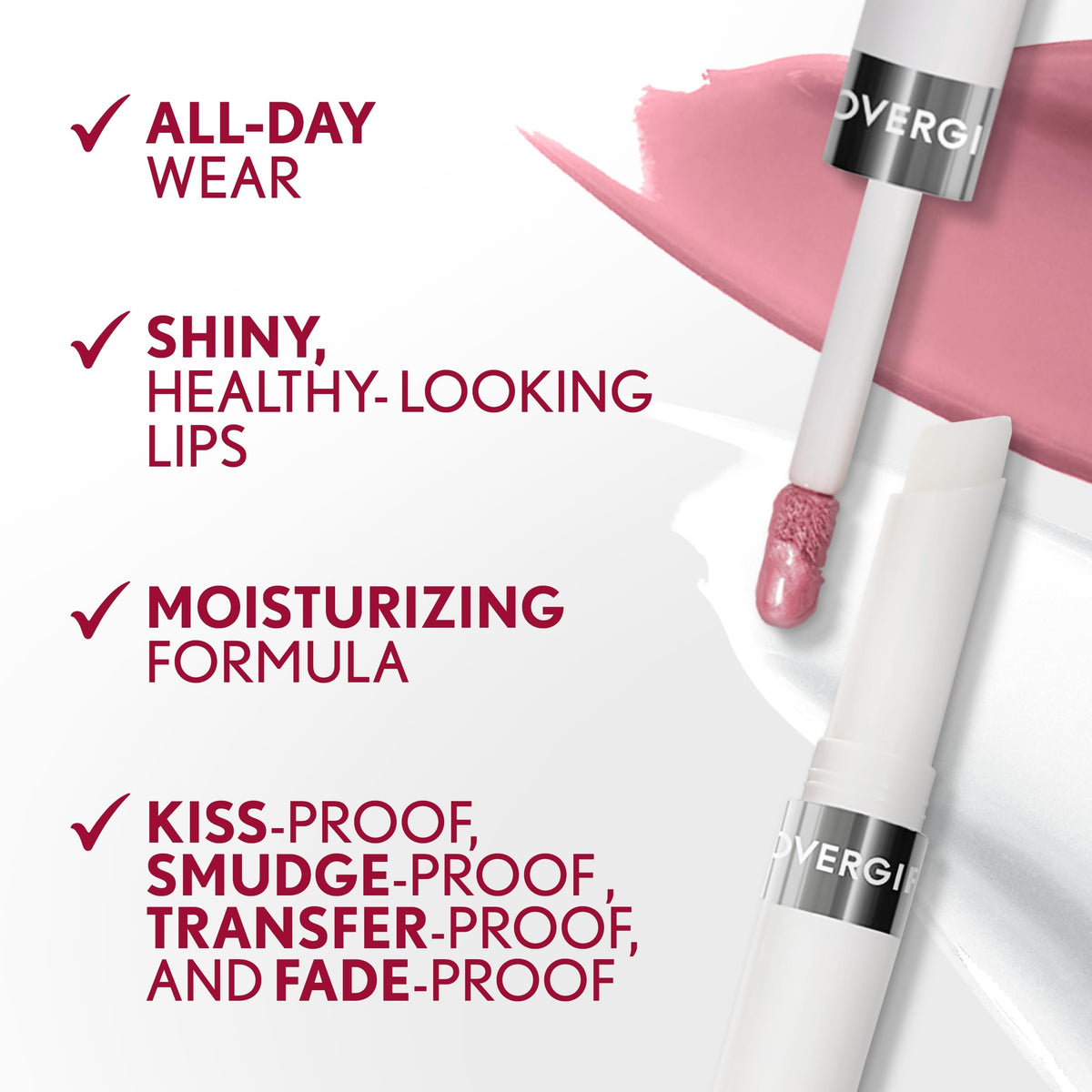 COVERGIRL Outlast All-Day Lip Color 930 Medium Warm applied on model