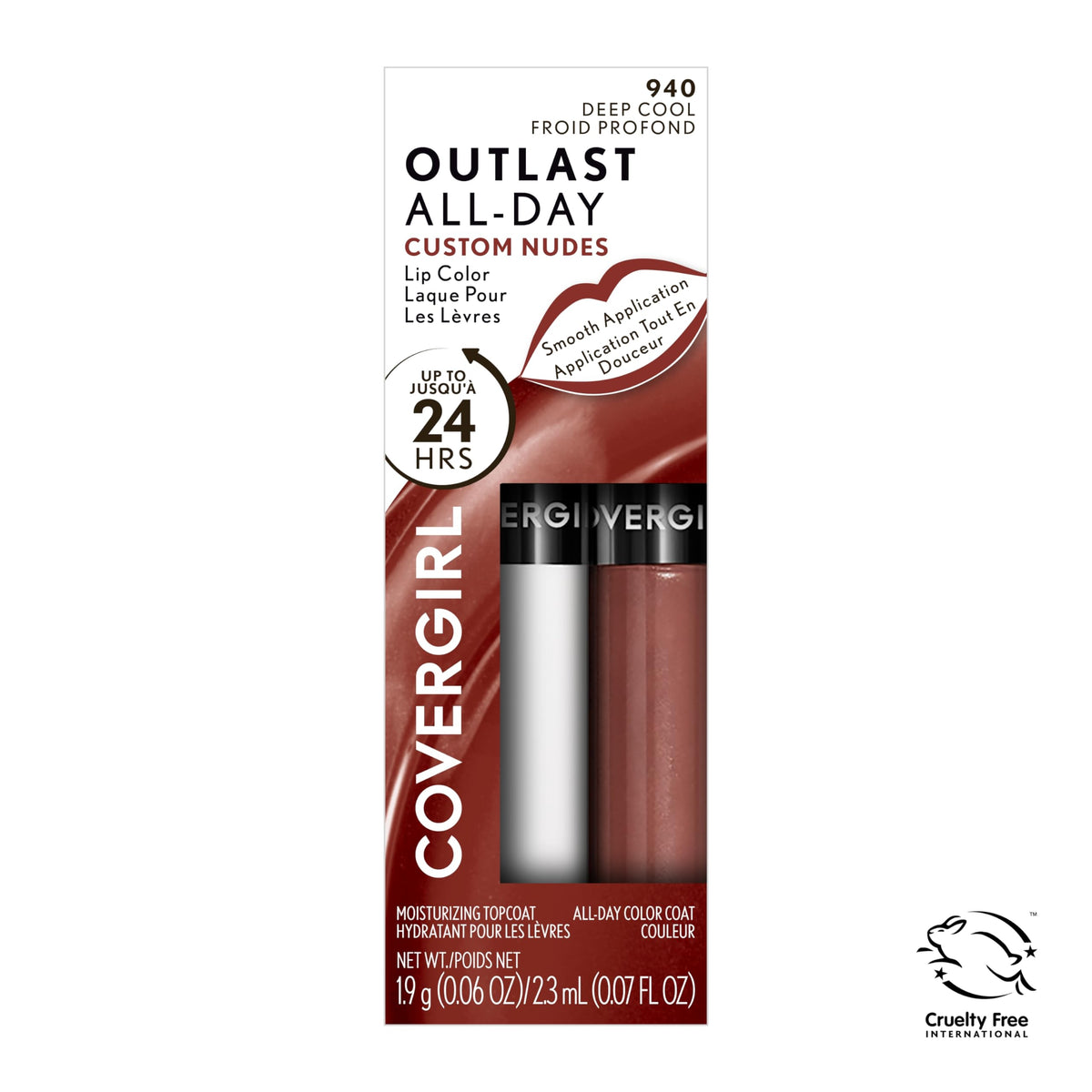 COVERGIRL Outlast All-Day Lip Color 930 Medium Warm side view