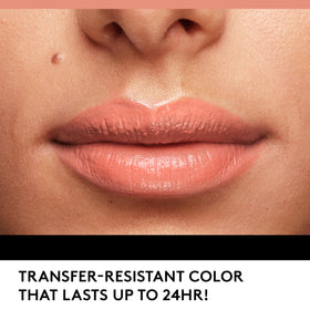 COVERGIRL Outlast All-Day Lip Color Ripe Peach with makeup setup