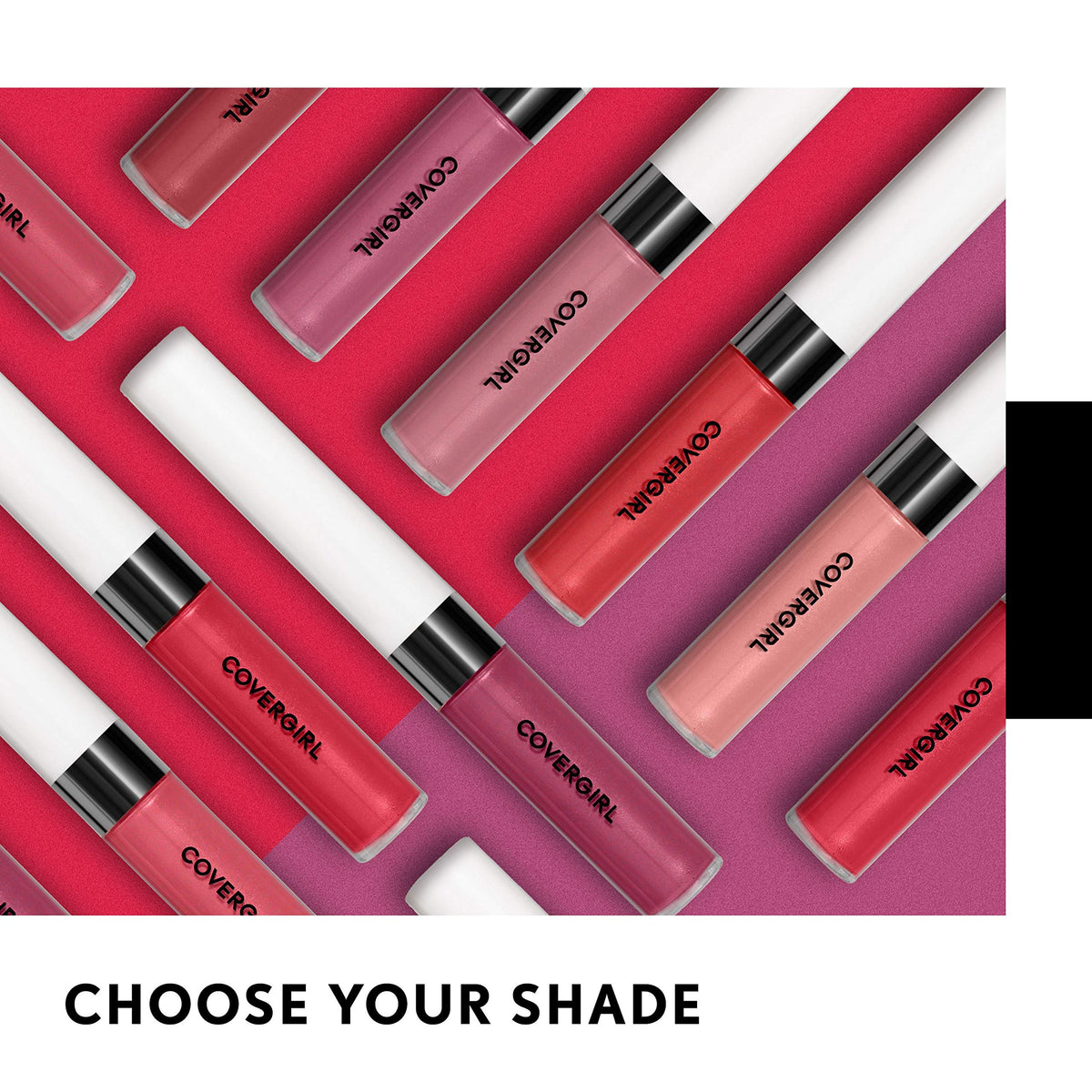 COVERGIRL Outlast All-Day Lip Color vibrant colour comparison