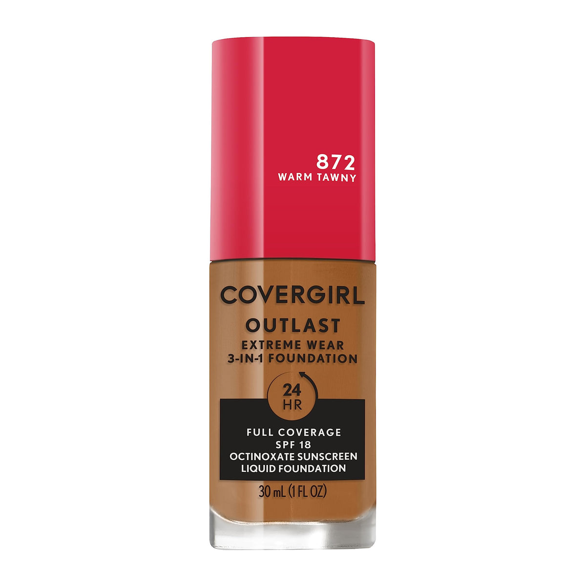 COVERGIRL Outlast Extreme Wear Foundation in Warm Tawny front view