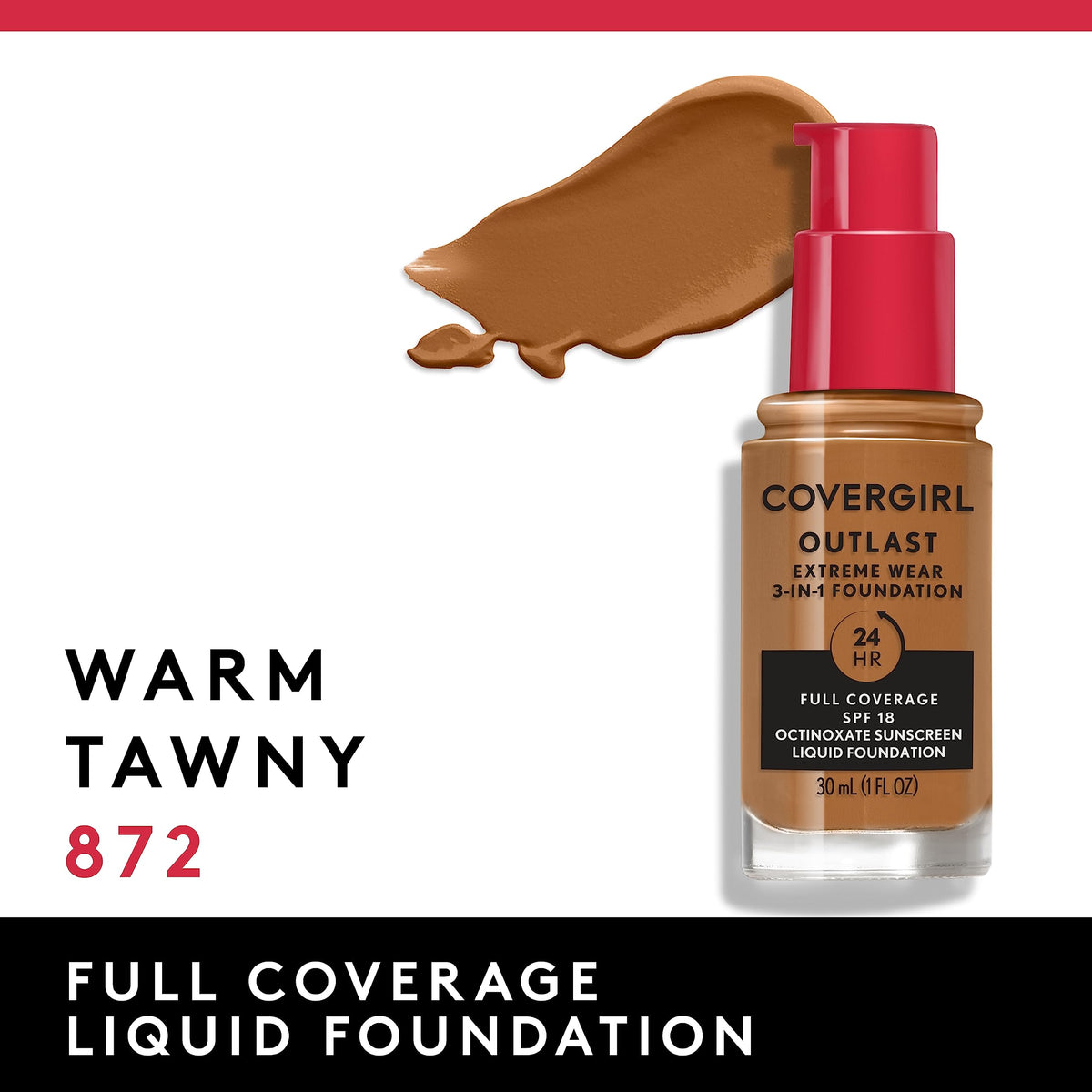 COVERGIRL Outlast Extreme Wear Foundation swatch on skin