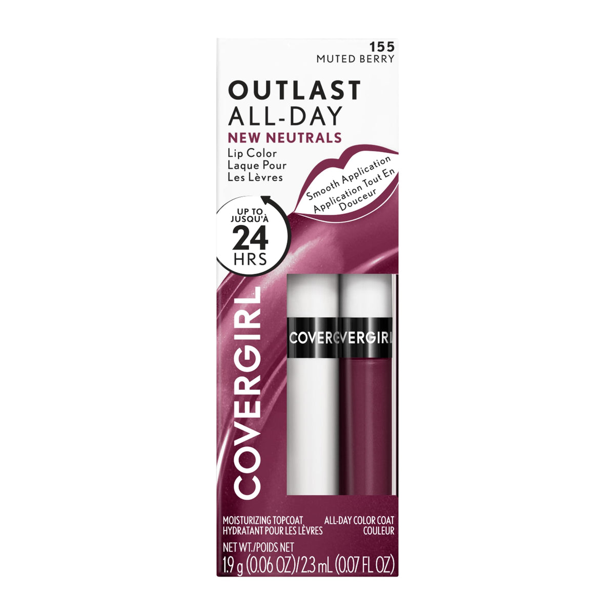 COVERGIRL Outlast Lip Color Muted Berry lifestyle shot