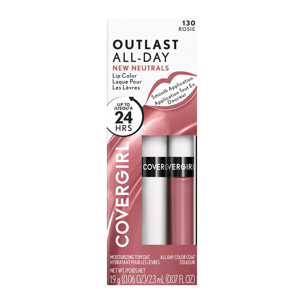 COVERGIRL Outlast Lip Color Rosie packaging