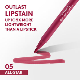 COVERGIRL Outlast Lipstain 05 All-Star pen-like applicator