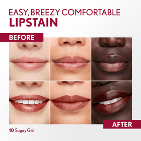 COVERGIRL Outlast Lipstain 10 Sugary Girl swatch on skin