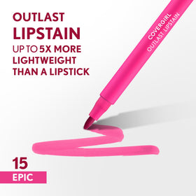 COVERGIRL Outlast Lipstain 15 Epic pen-like applicator