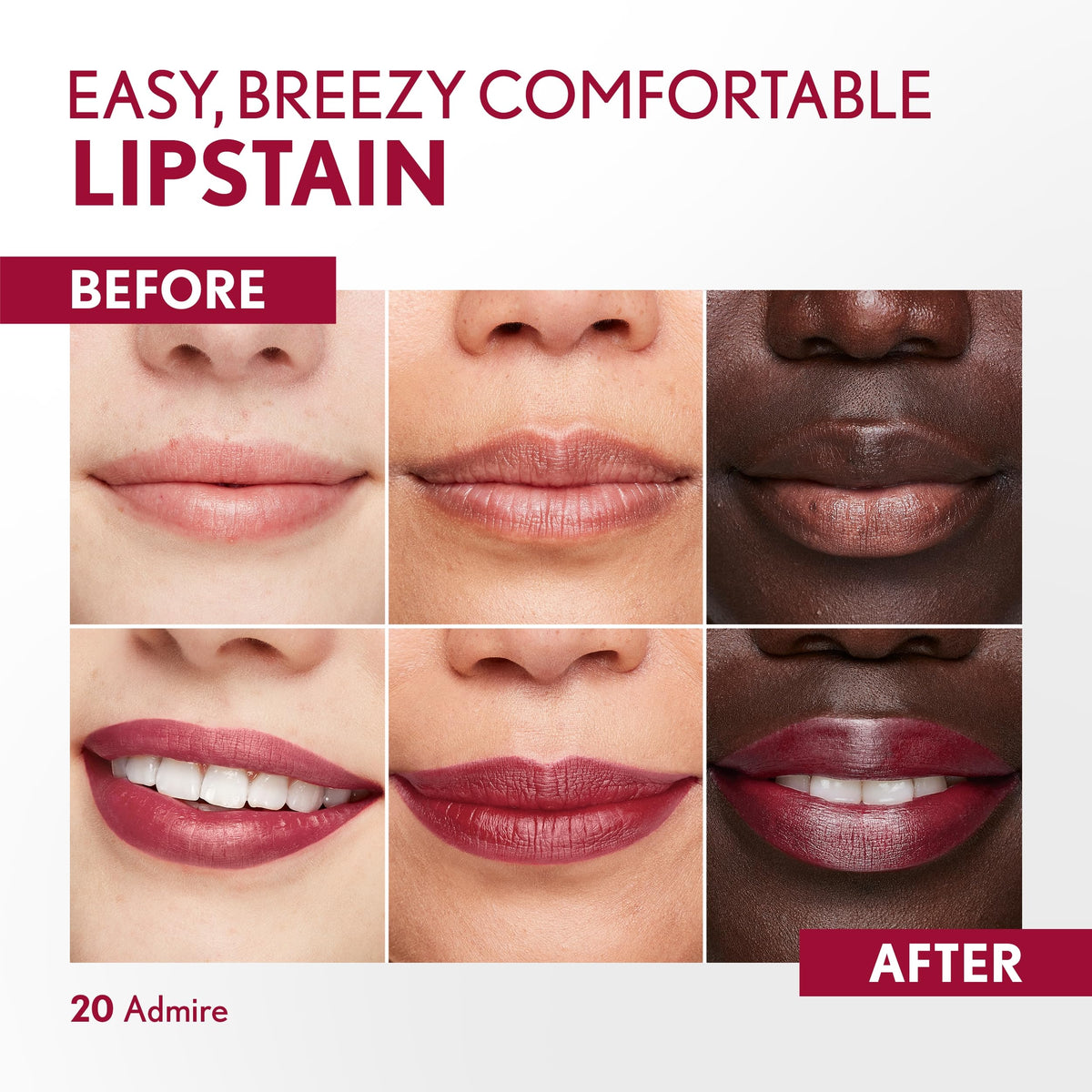 COVERGIRL Outlast Lipstain 20 Admire packaging on a flat surface