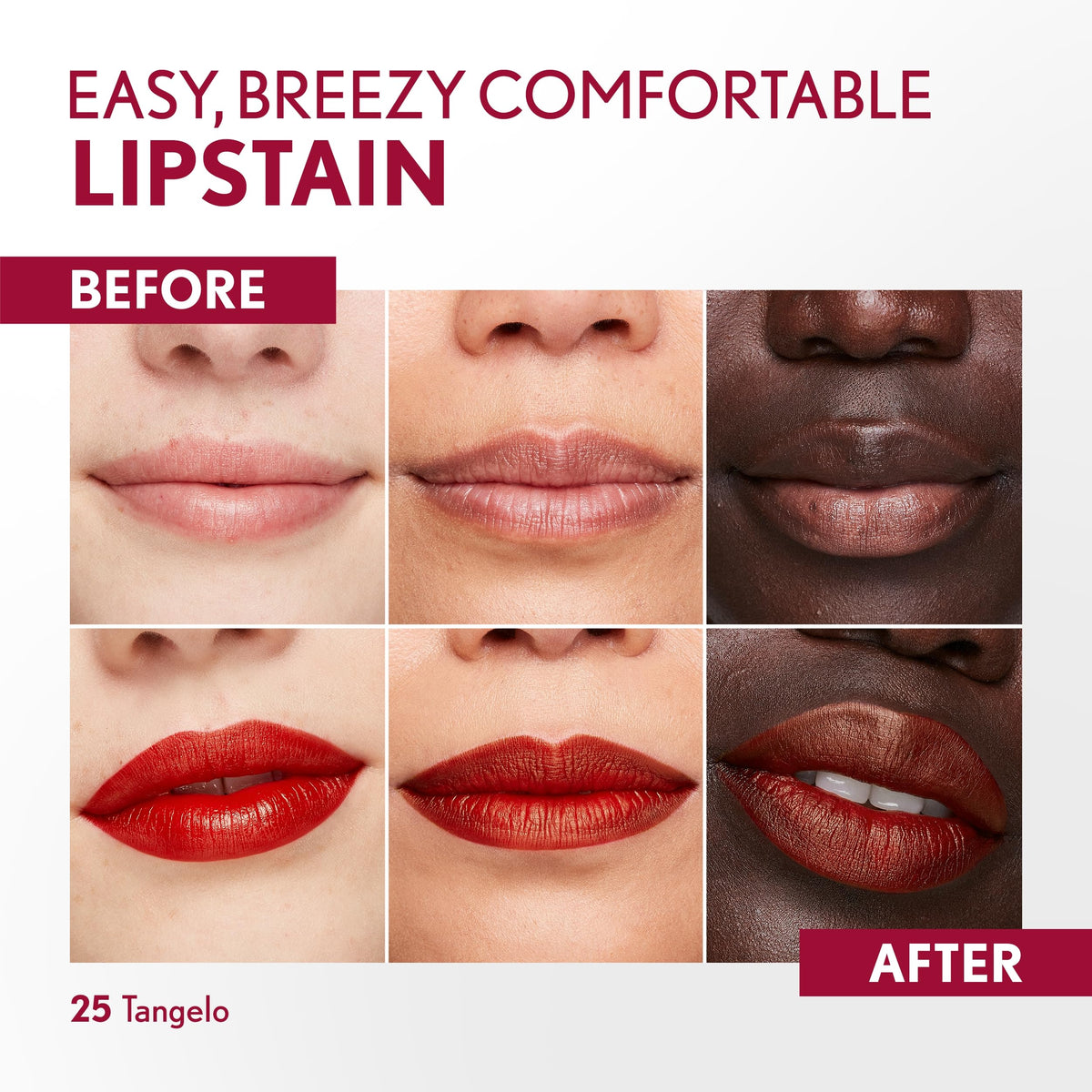 COVERGIRL Outlast Lipstain 25 Tangelo swatch on skin
