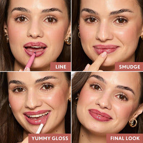 COVERGIRL Outlast Lipstain 38 Honey Sculpt with other lip products