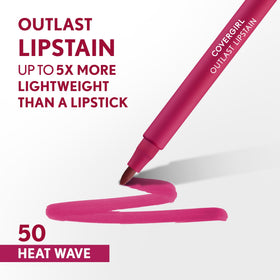 COVERGIRL Outlast Lipstain 50 Heat Wave applicator tip