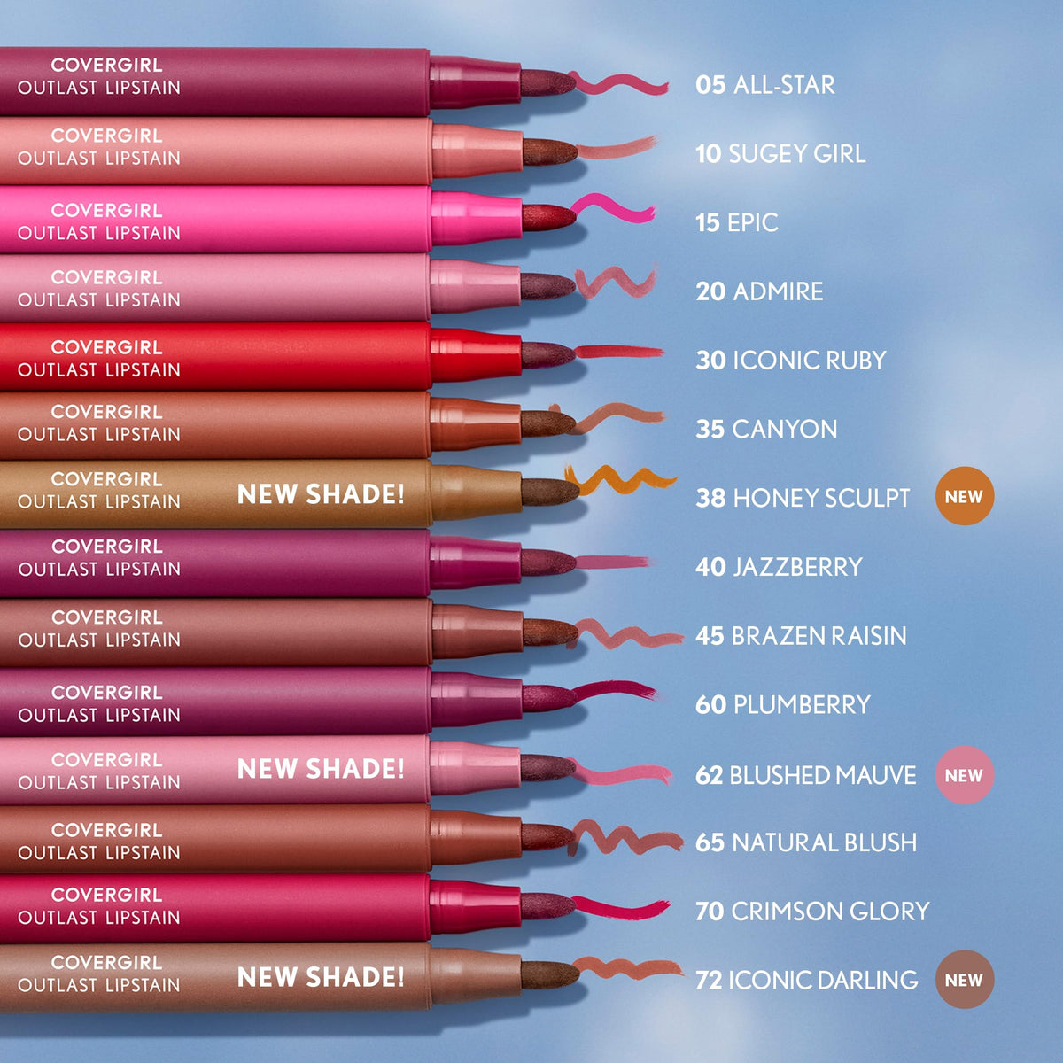 COVERGIRL Outlast Lipstain 72 Iconic Darling lifestyle scene with model