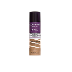 COVERGIRL Simply Ageless 3-in-1 Foundation 275 Soft Sable front view
