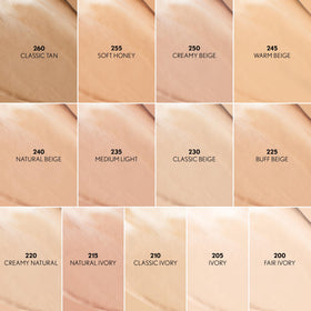 COVERGIRL Simply Ageless foundation application on model's face