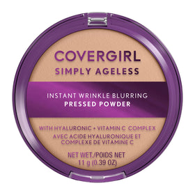 COVERGIRL Simply Ageless Instant Wrinkle Blurring Powder Classic Ivory front view