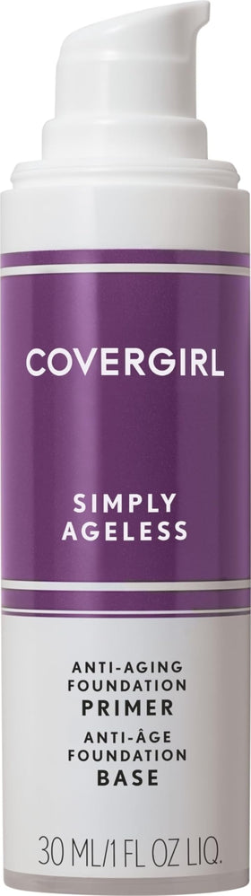 COVERGIRL Simply Ageless Makeup Primer 1 Fl Oz front view