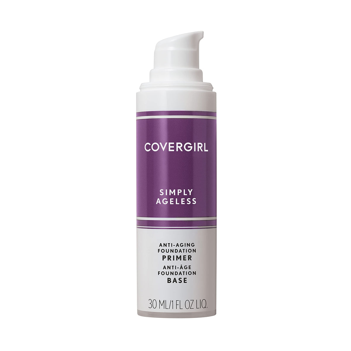 COVERGIRL Simply Ageless Makeup Primer packaging details