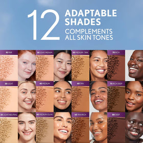 COVERGIRL Simply Ageless Skin Perfector Foundation 30 Light-Medium texture close-up