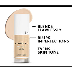 COVERGIRL truBlend Liquid Foundation Creamy Beige D1 lifestyle use