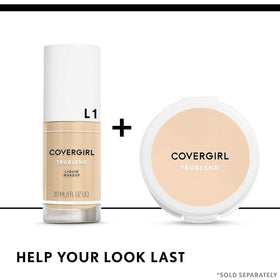 COVERGIRL truBlend Liquid Foundation Creamy Beige D1 shade range
