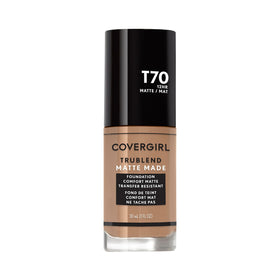 COVERGIRL TruBlend Matte Made Liquid Foundation Caramel front view