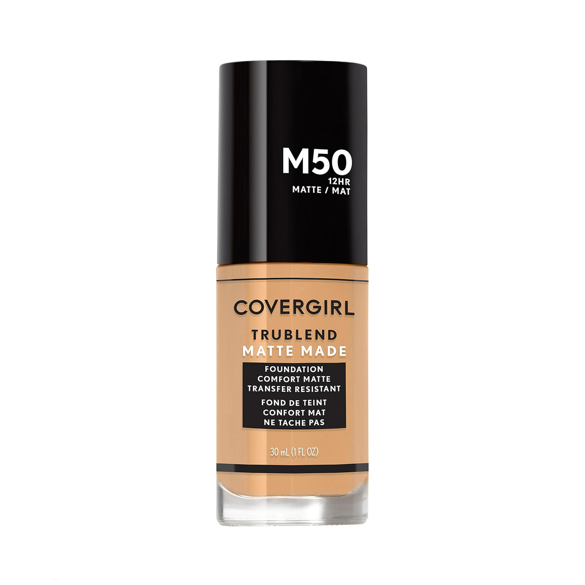 COVERGIRL TruBlend Matte Made Liquid Foundation Soft Tan front view