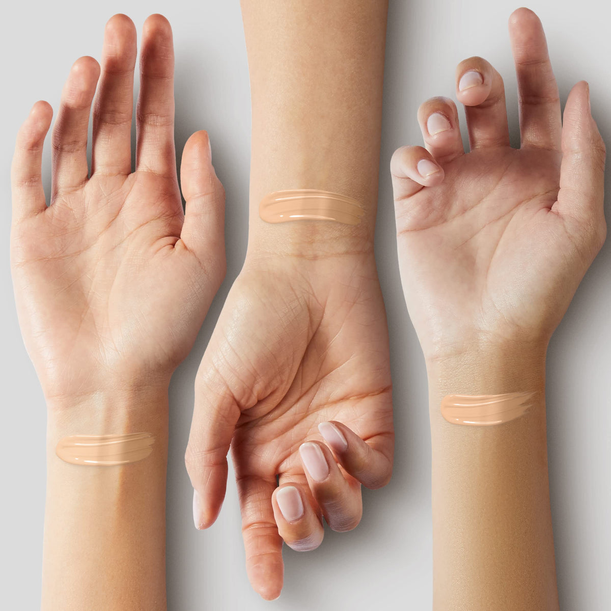 COVERGIRL TruBlend Matte Made Liquid Foundation Soft Tan texture on skin