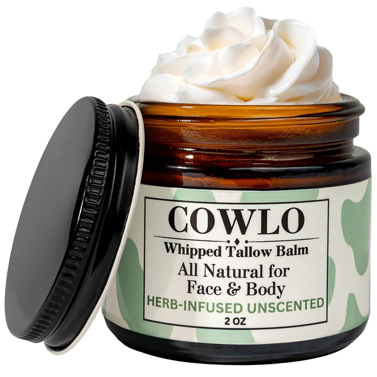 Cowlo Whipped Beef Tallow Body Butter 2 oz front view