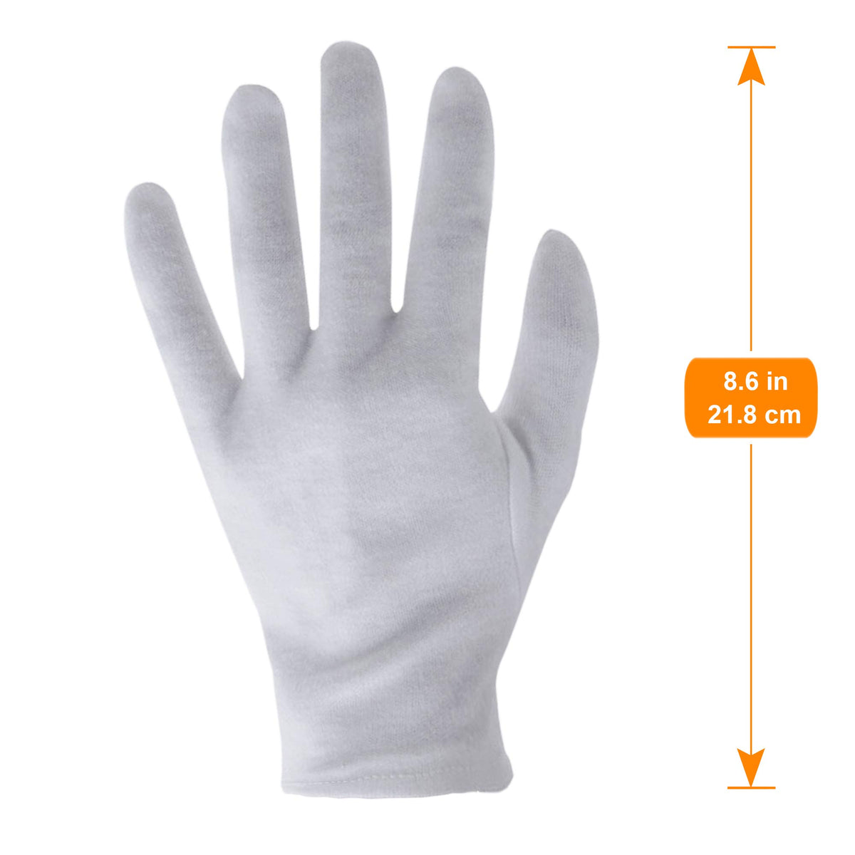 COYAHO cotton gloves on hands during cleaning