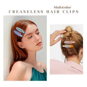 Cptots creaseless hair clips in a stylish arrangement