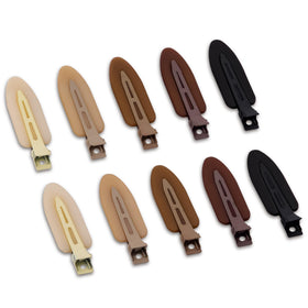 Cptots creaseless hair clips set of 10 in matte colours