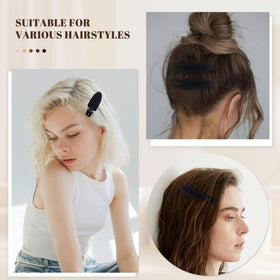 Cptots hair clips in use during skincare routine