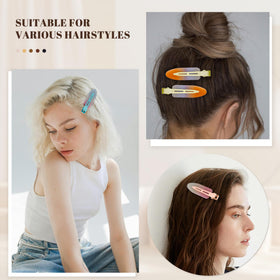 Cptots hair clips packaging showcasing vibrant colours