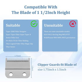 CR8GR8 Hair Clipper Combs with measuring tape