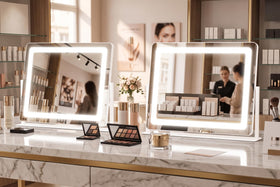 CraftCraze mirror displaying stepless dimming feature