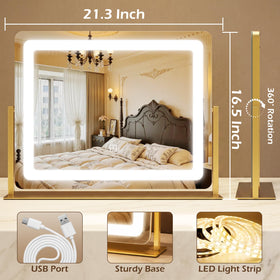 CraftCraze Vanity Mirror 22x17 in elegant gift-ready packaging