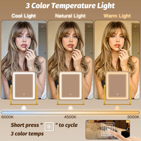 CraftCraze Vanity Mirror showing warm light setting