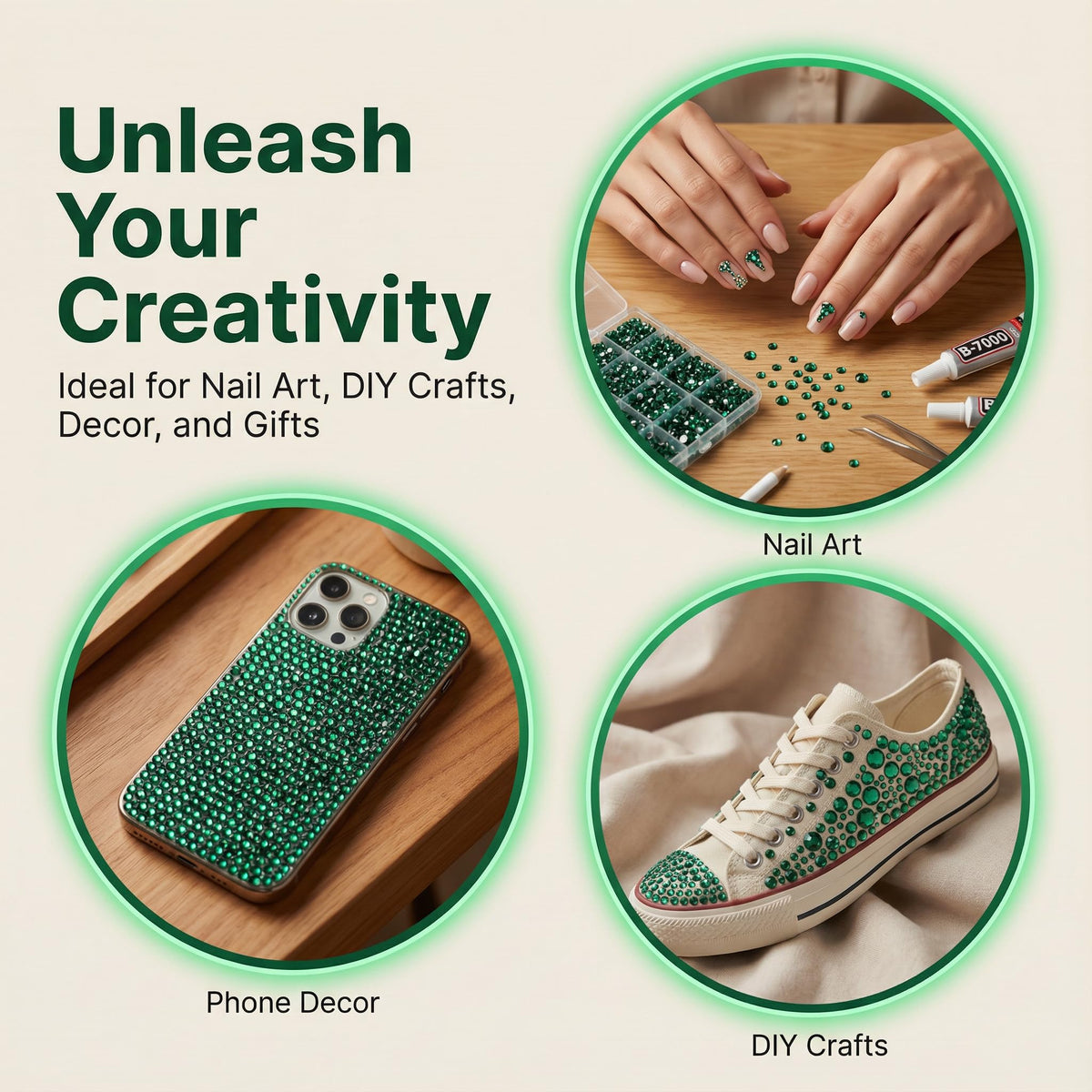 Crafting project example using rhinestones on a tumbler