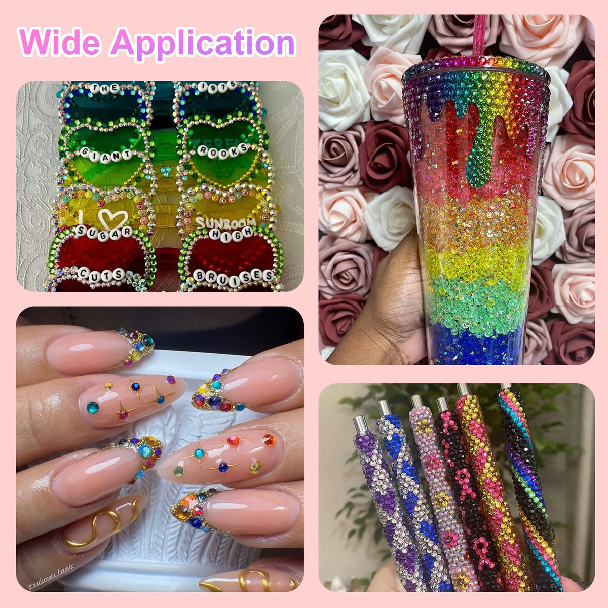 Crafting project showcasing bedazzled shoes