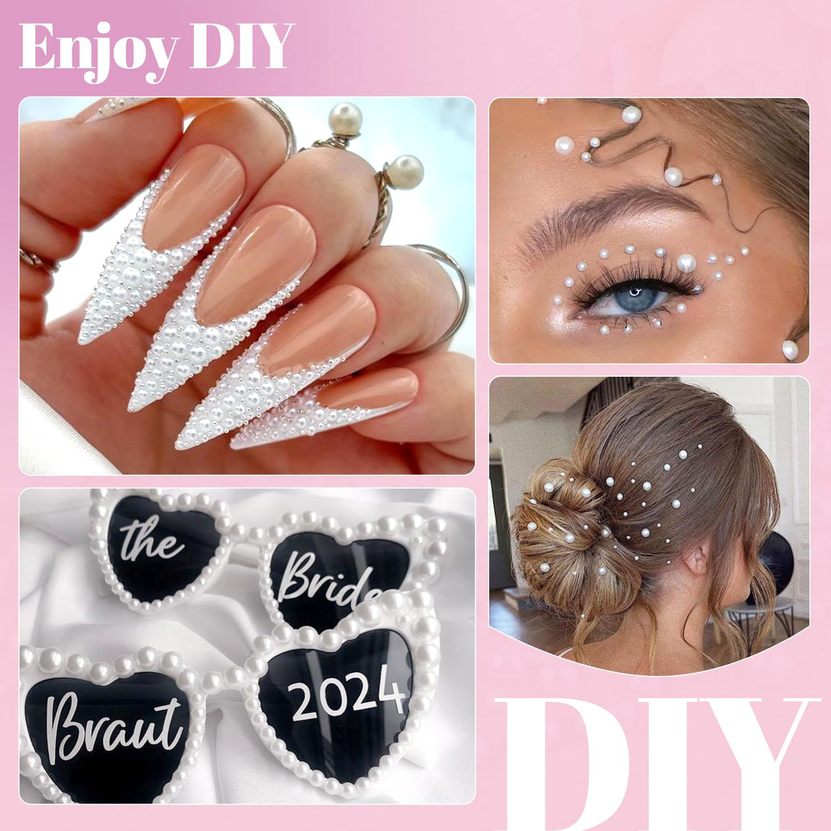 Crafting project using TINKRSTUFF flatback pearls on shoes