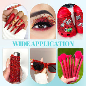 Crafting project using TINKRSTUFF rhinestones on a phone case