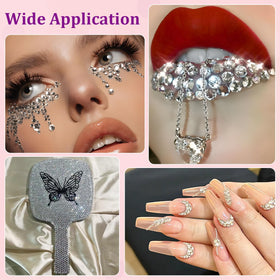 Crafting project with TINKRSTUFF rhinestones on a phone case