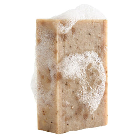 Crate 61 Organics Cocoa Vanilla Espresso Natural Bar Soap lifestyle shot