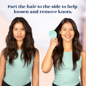 Crave Naturals Biggie Glide Thru Hair Brush packaging display